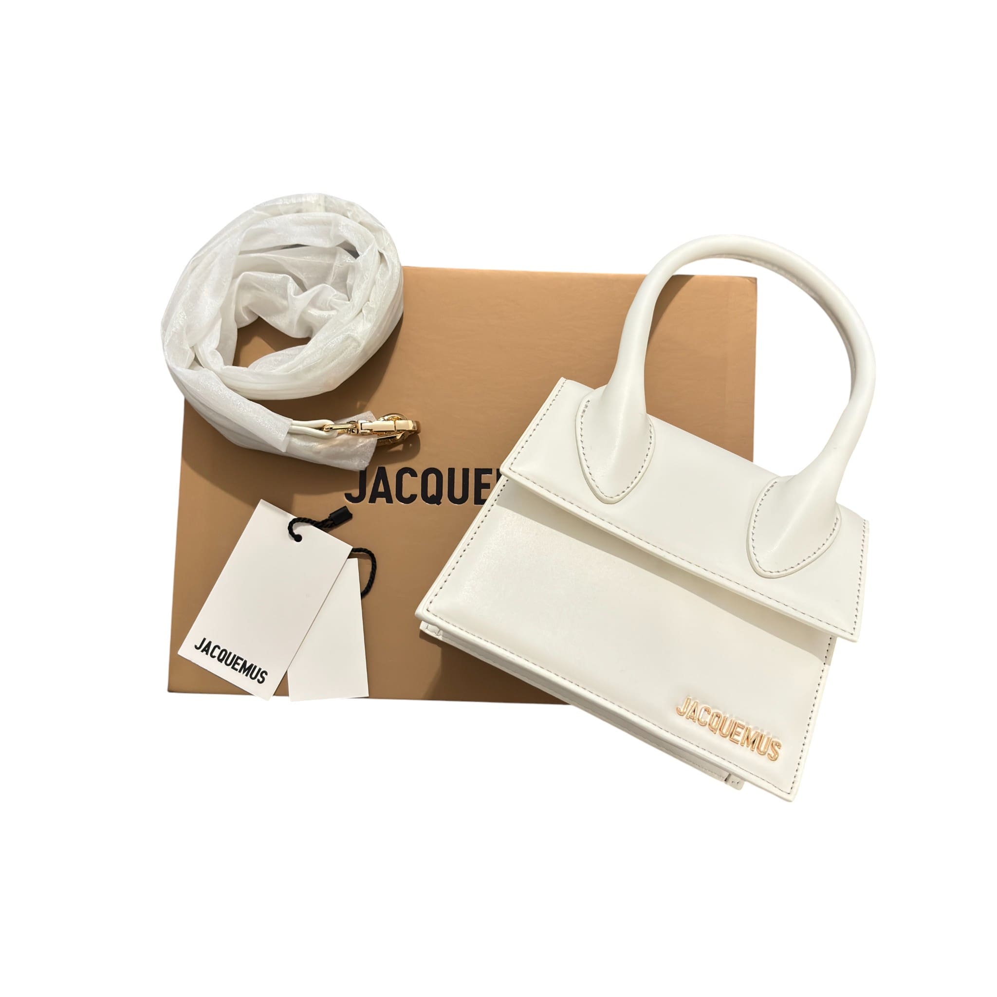 Jacquemus Le Chiquito White Mini Bag