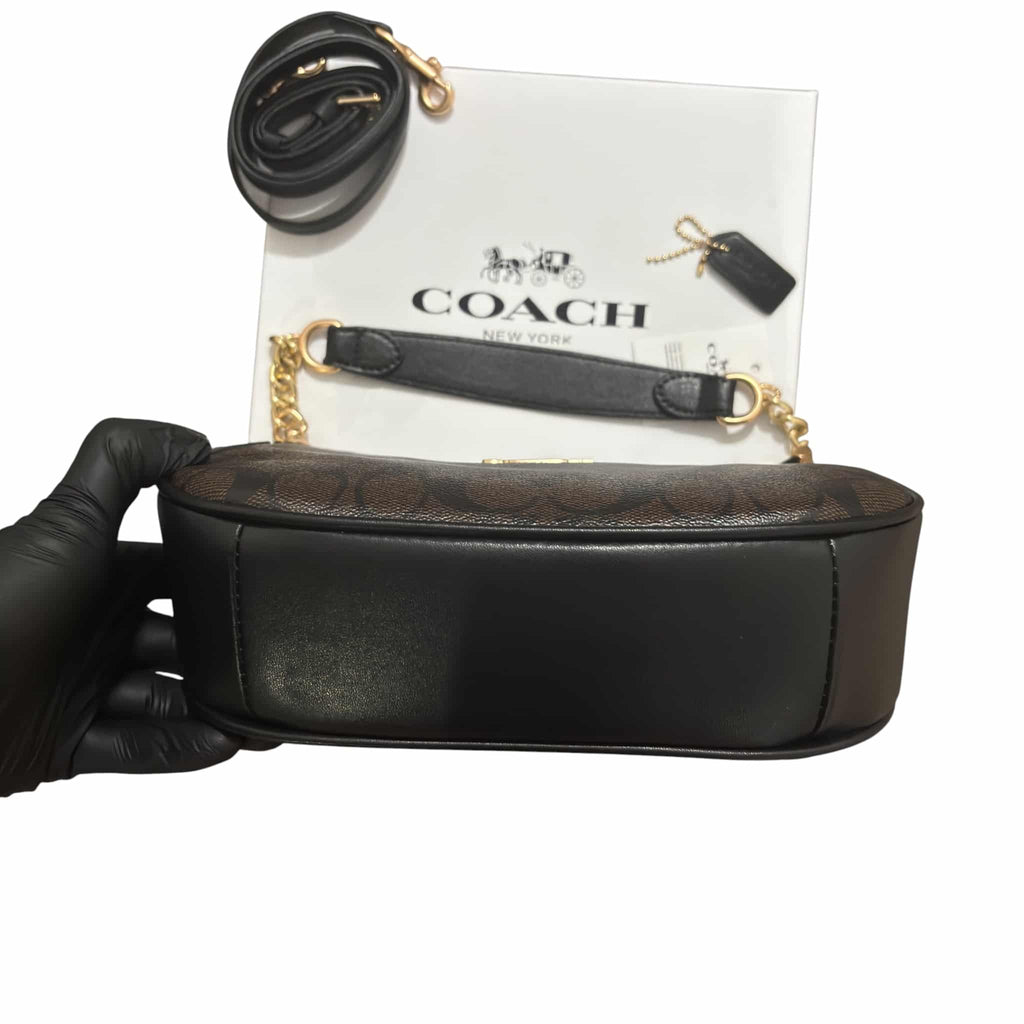 Coach Teri Shoulder Bag Signature Canvas