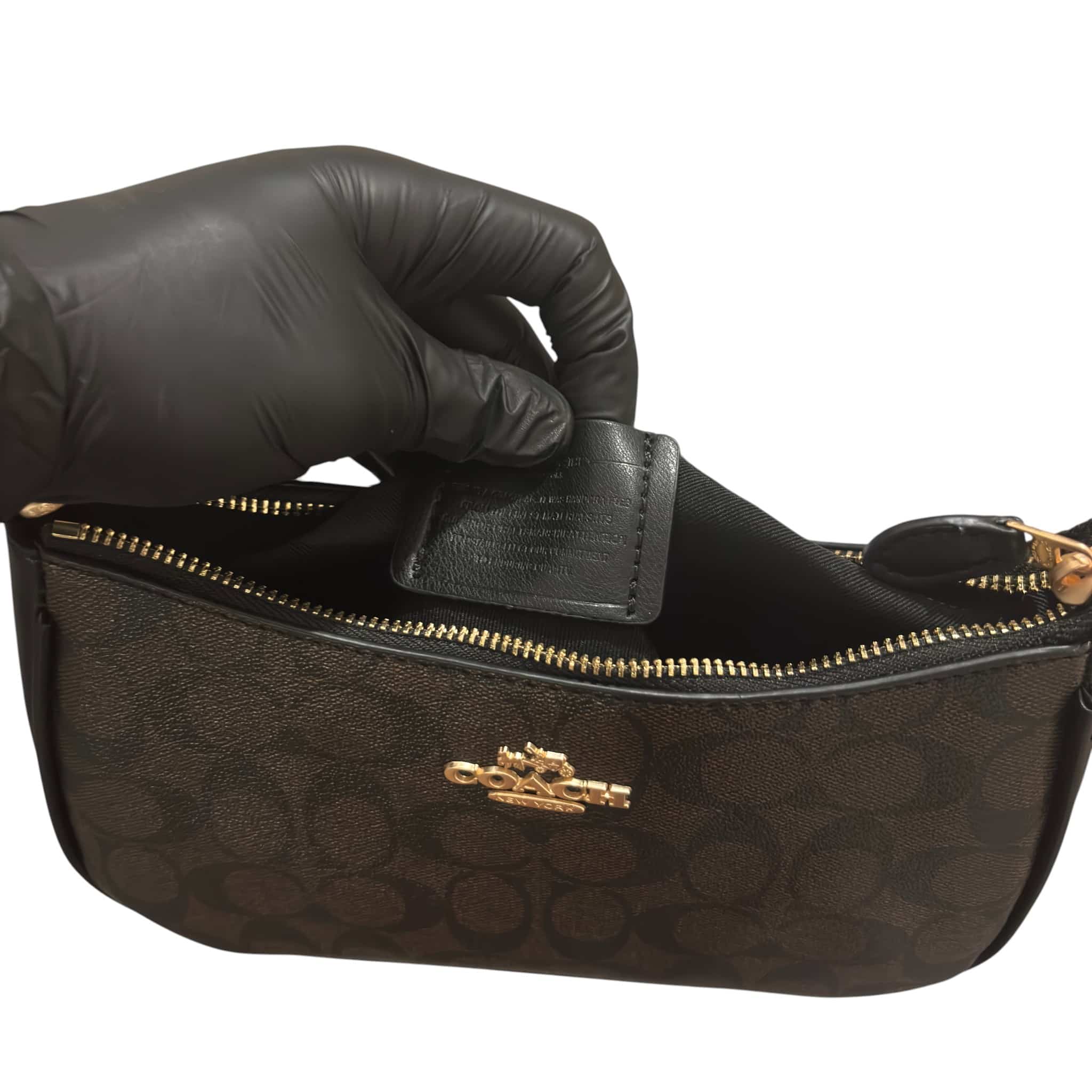 Coach Teri Shoulder Bag Signature Canvas