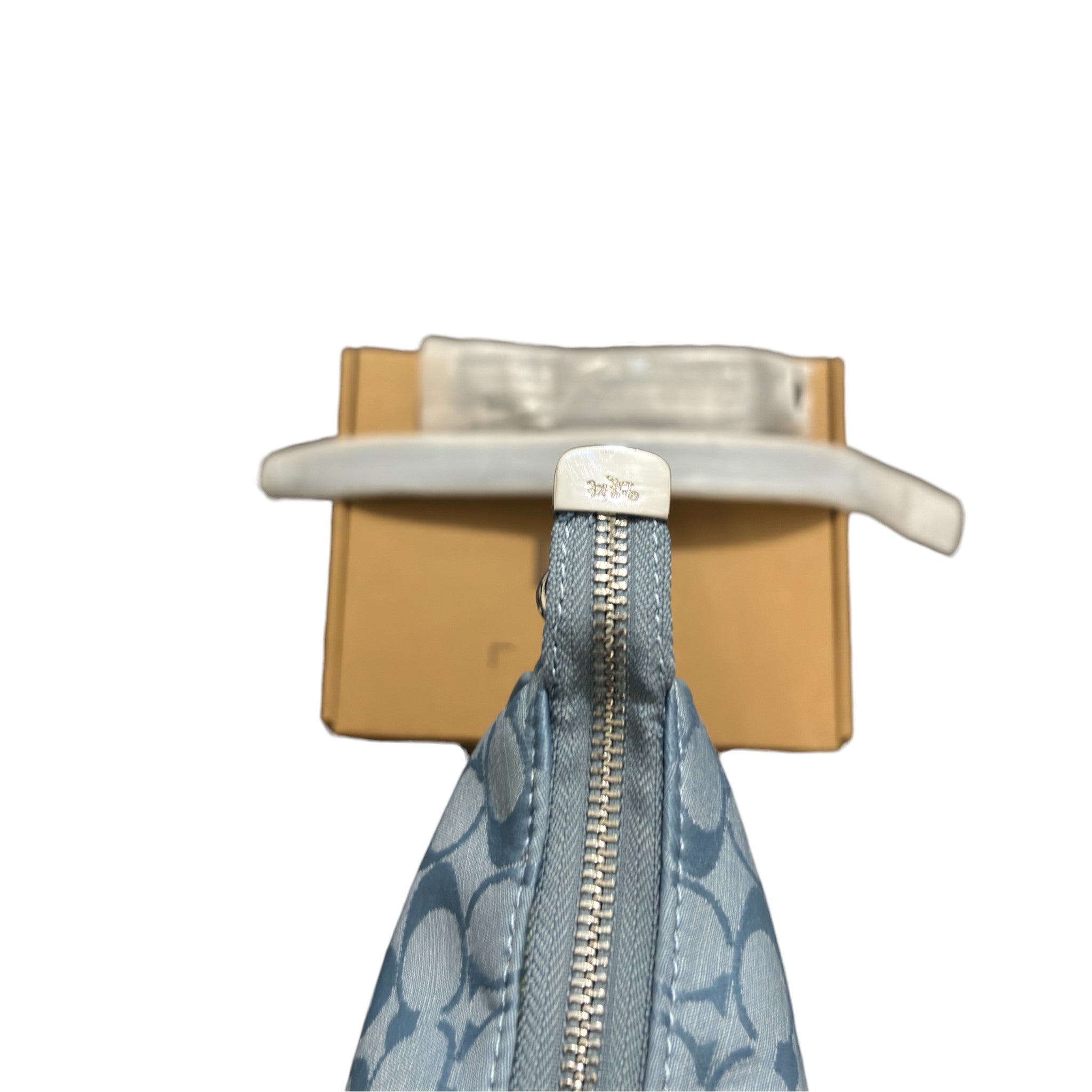 Coach Teri Baby Blue Signature Canvas Bag