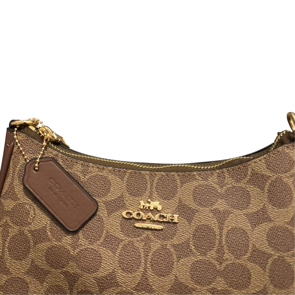 Coach Teri Signature Canvas Shoulder Bag