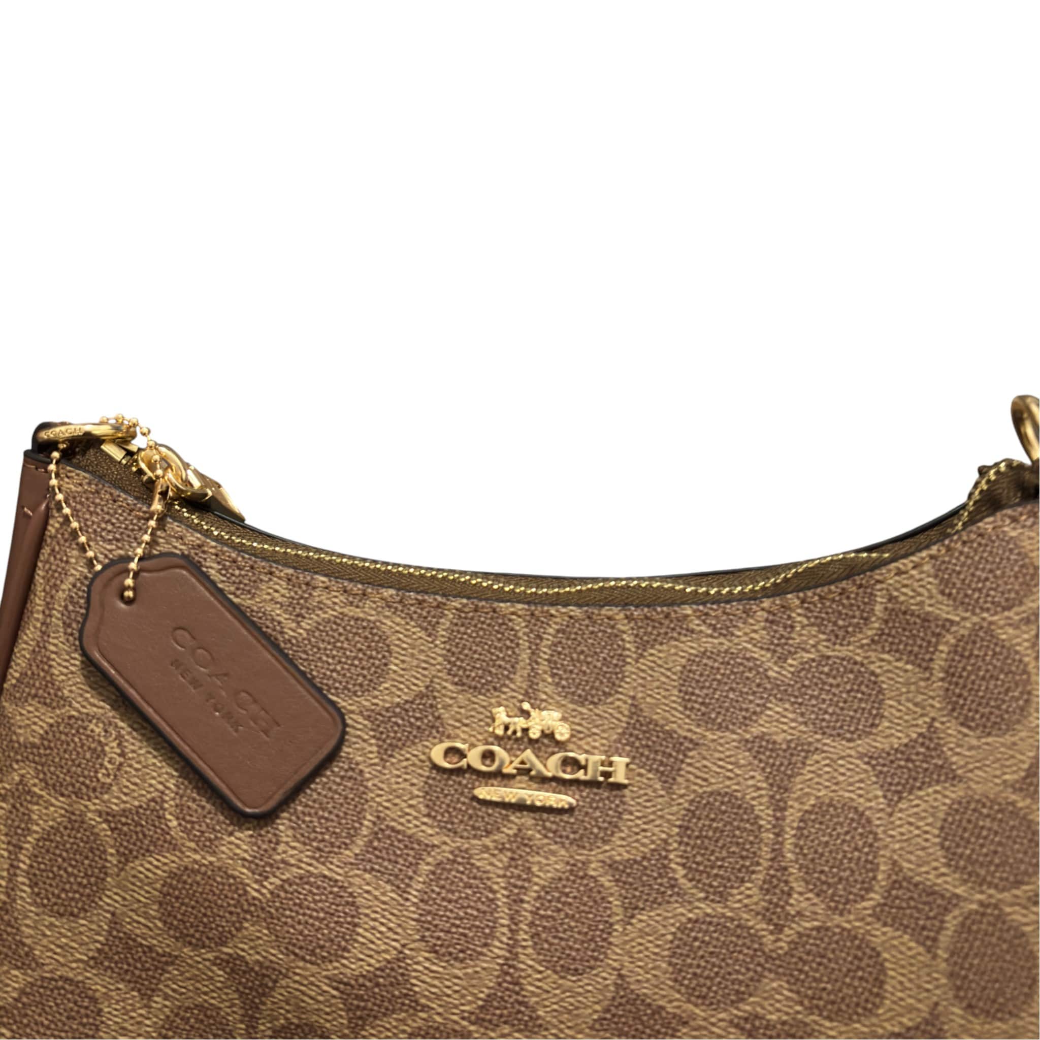 Coach Teri Signature Canvas Shoulder Bag