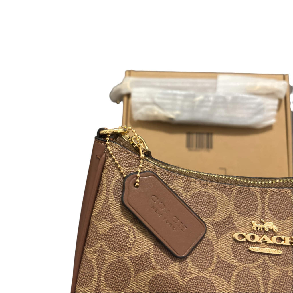 Coach Teri Signature Canvas Shoulder Bag