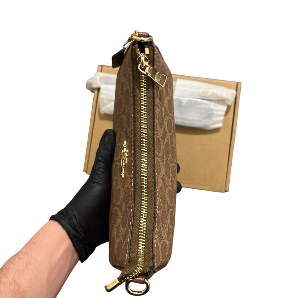 Coach Teri Signature Canvas Shoulder Bag