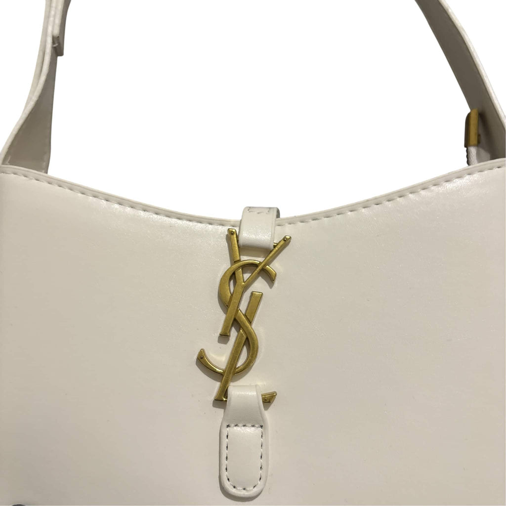 YSL White Onyx Shoulder Bag LIMITED