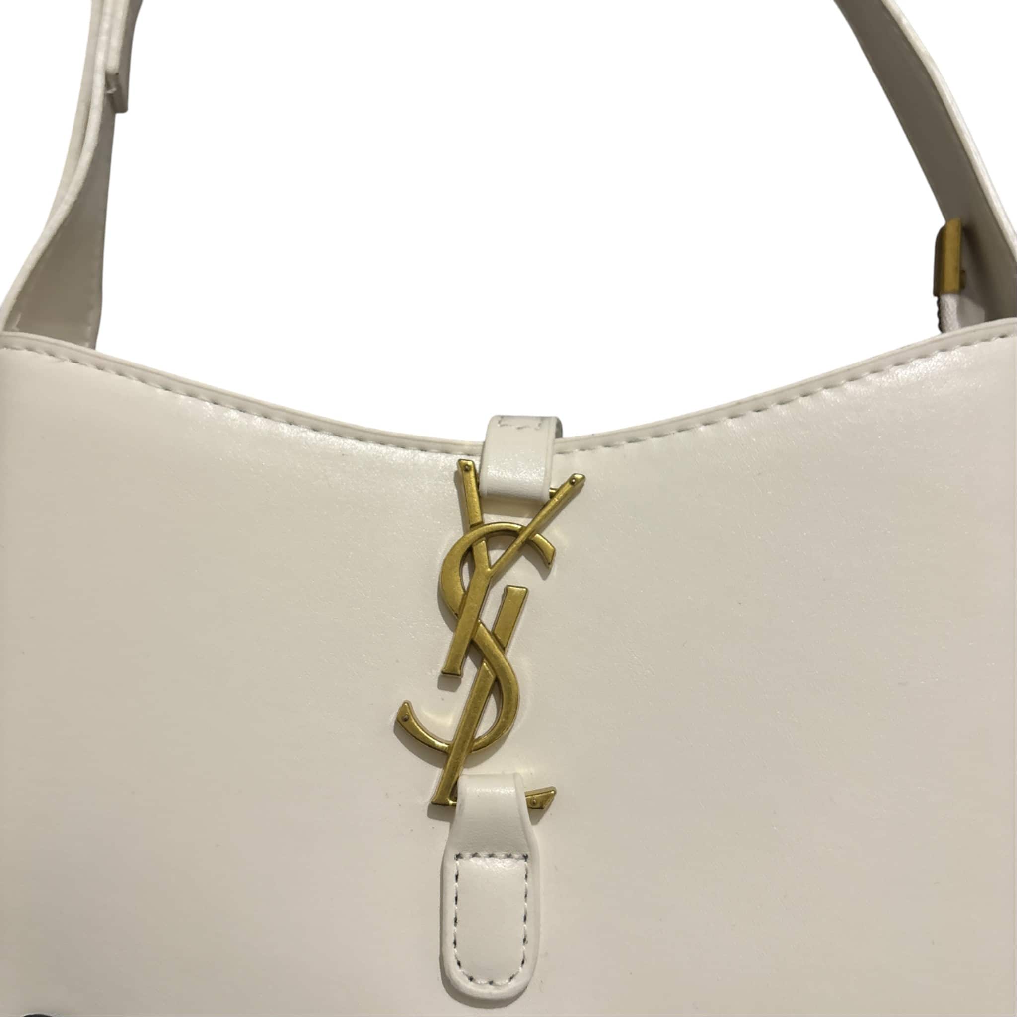 YSL White Onyx Shoulder Bag LIMITED