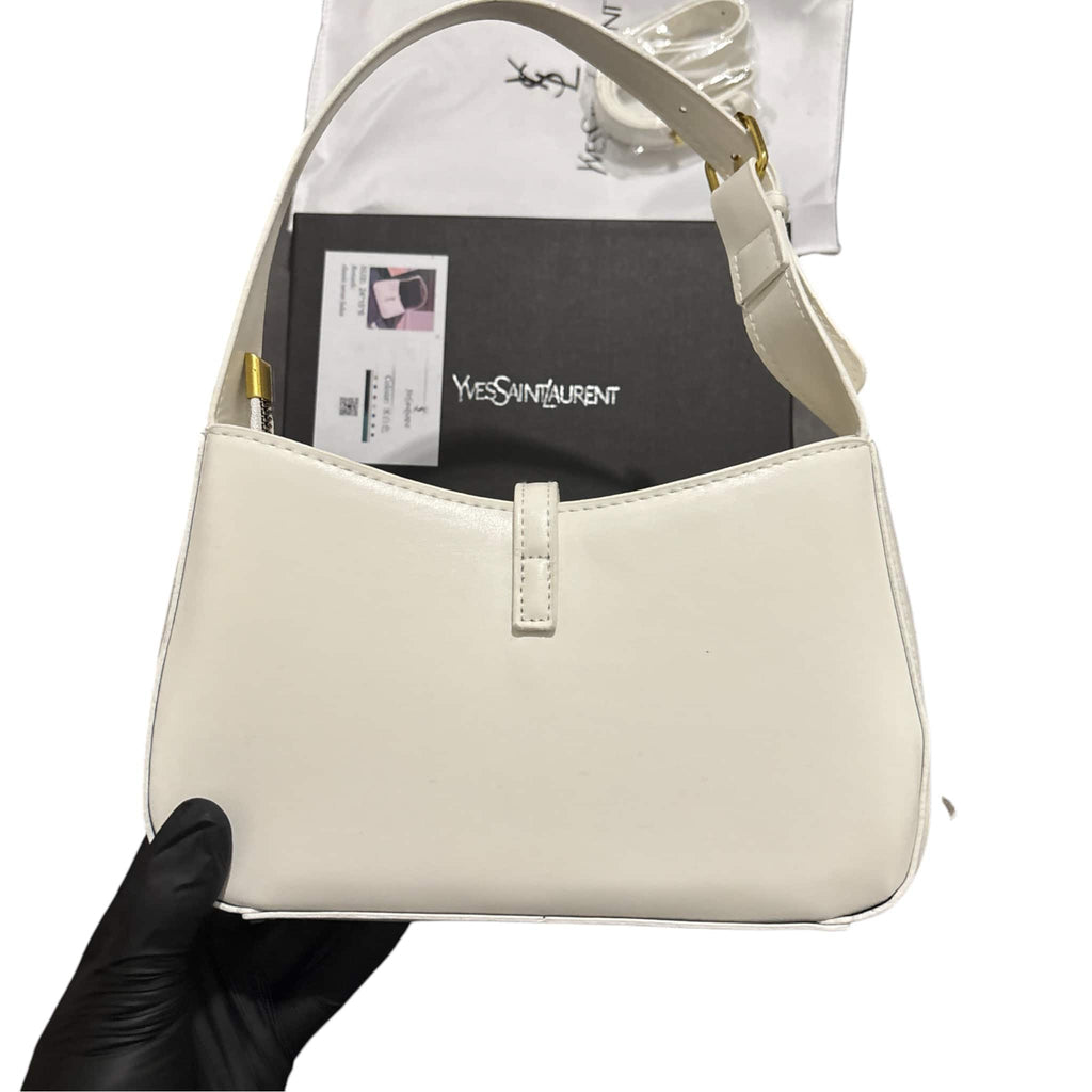 YSL White Onyx Shoulder Bag LIMITED