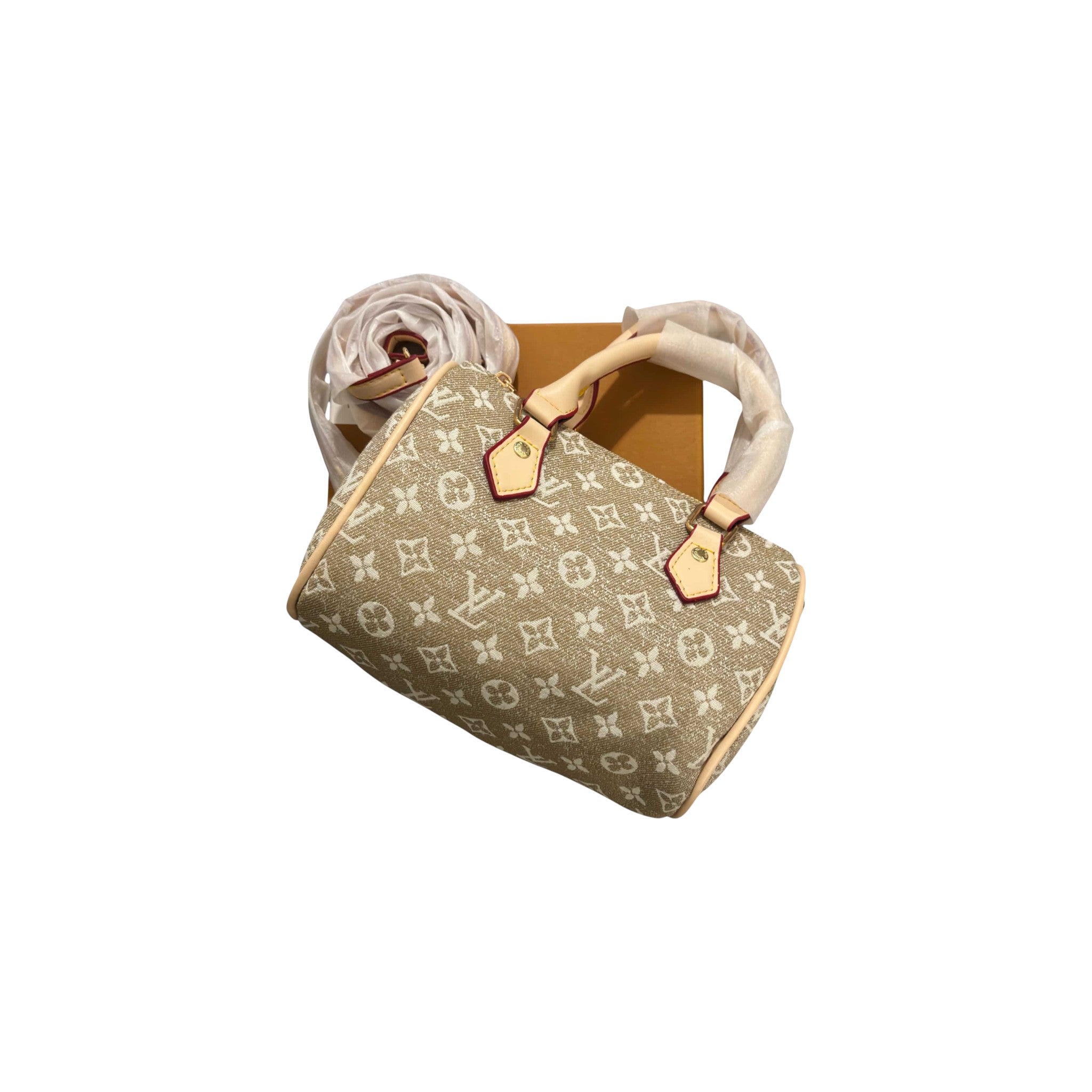 LV Caramel MIN Denim Speedy Pillow bag LIMITED