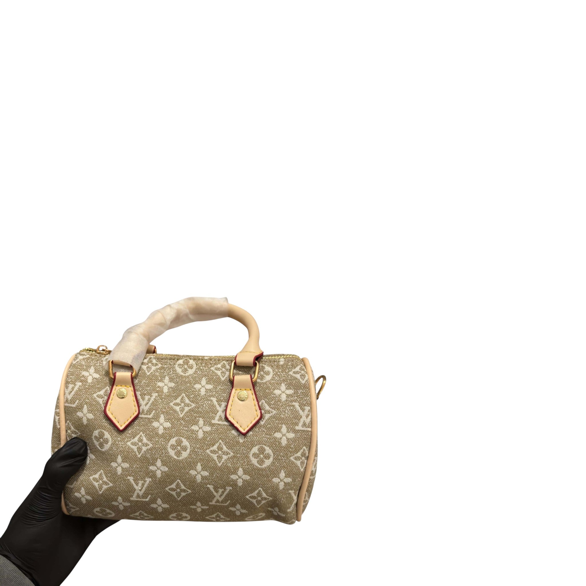 LV Caramel MIN Denim Speedy Pillow bag LIMITED