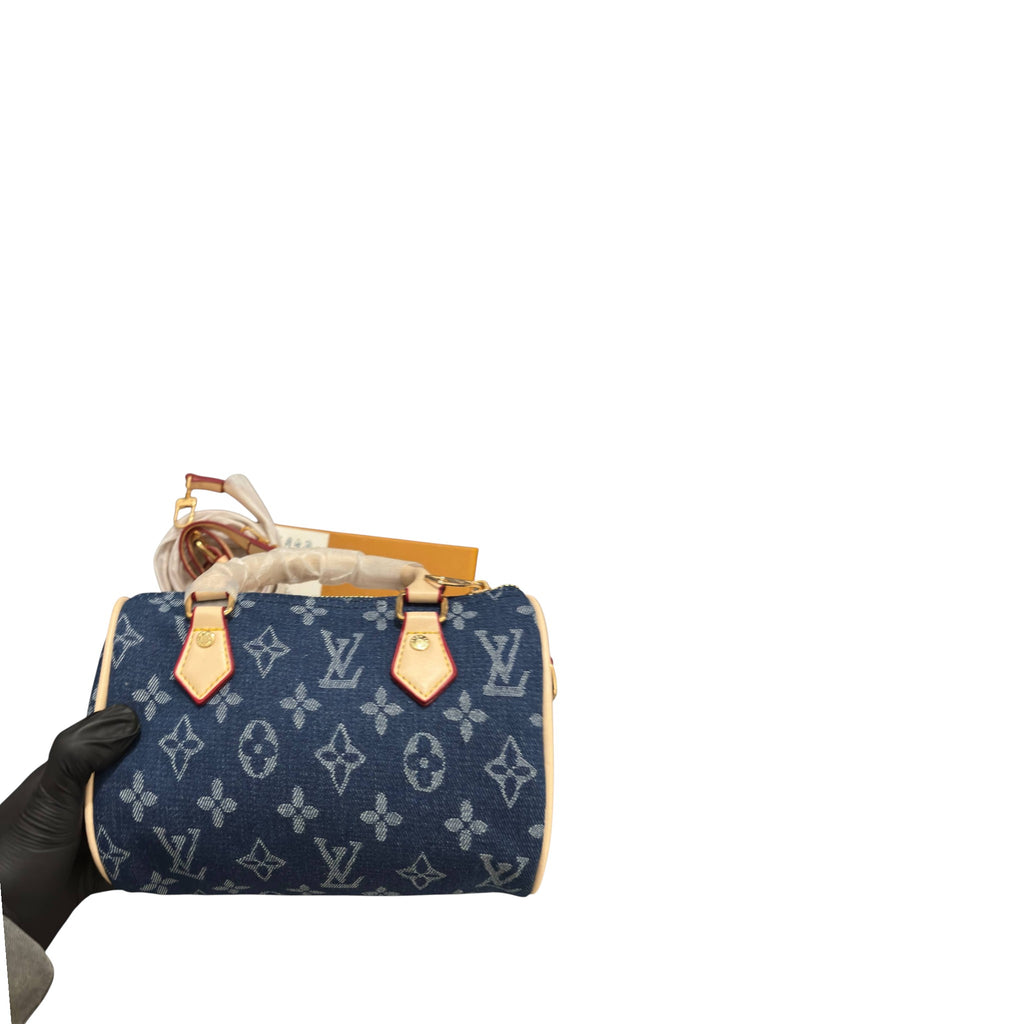 LV Denim Mini Pillow bag LIMITED