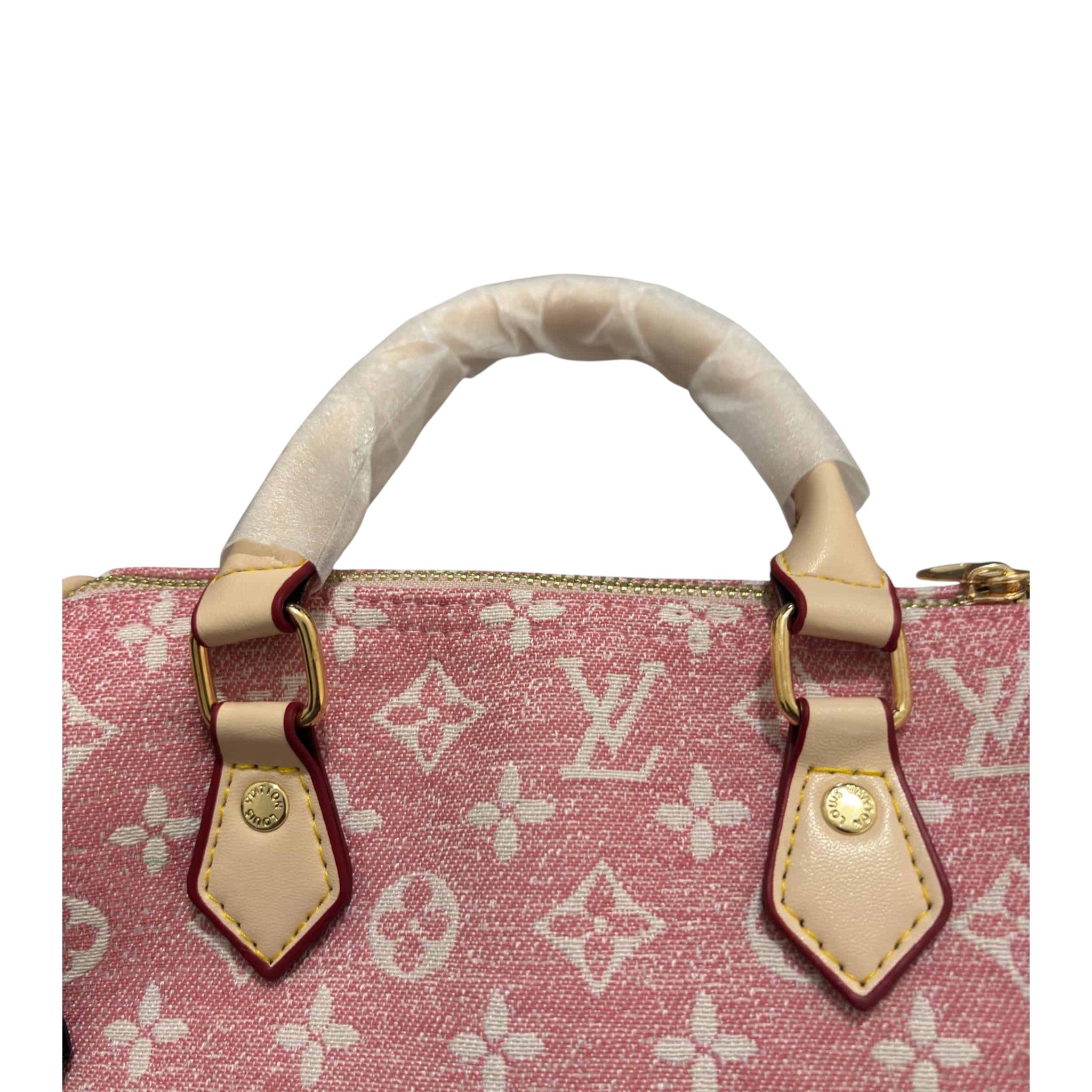 LV Pink Denim MINI Speedy Pillow bag LIMITED