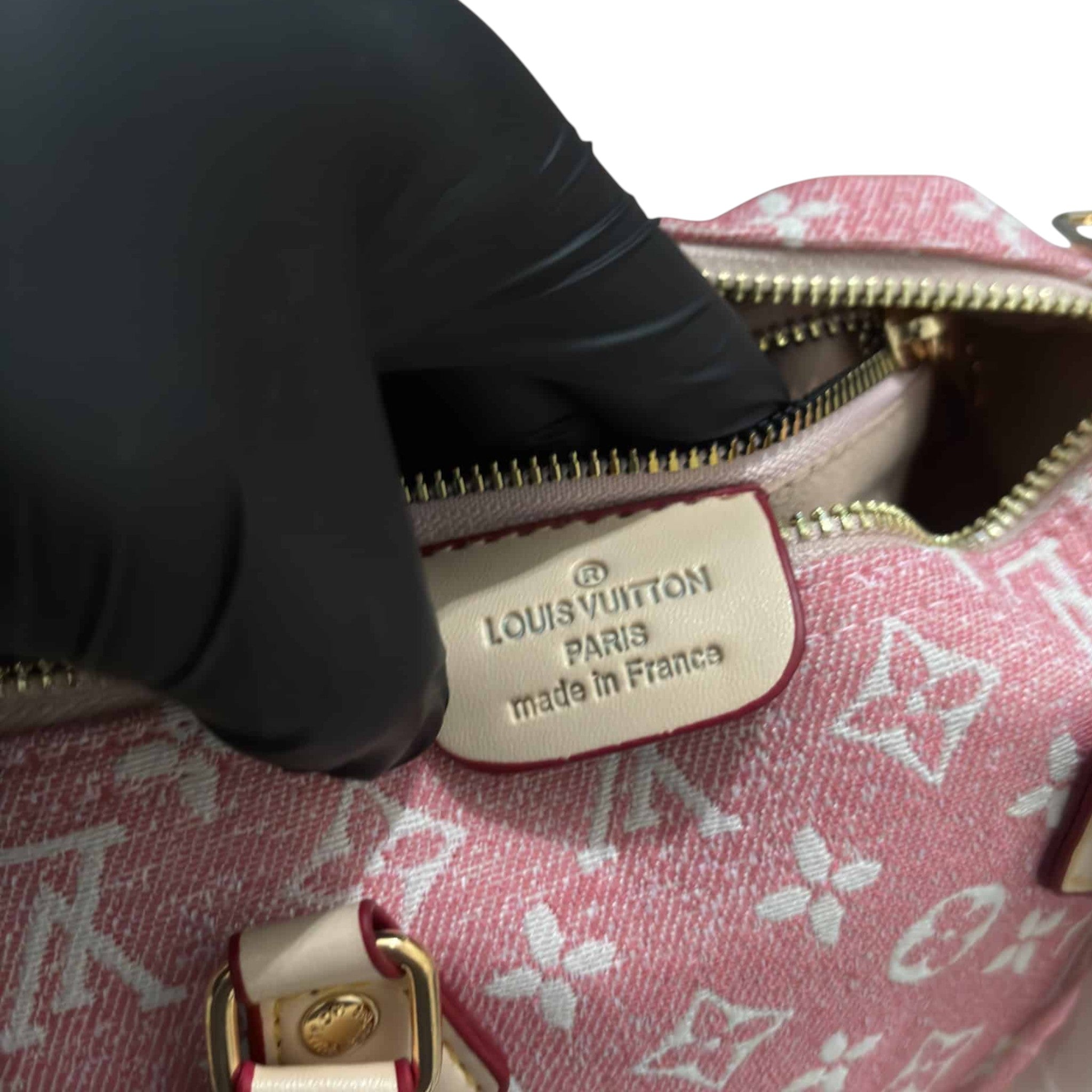 LV Pink Denim MINI Speedy Pillow bag LIMITED