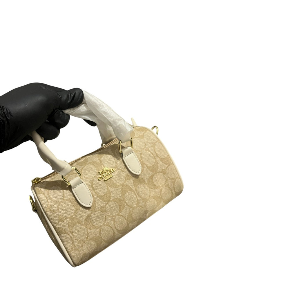 Coach Mini Rowan Beige Bag